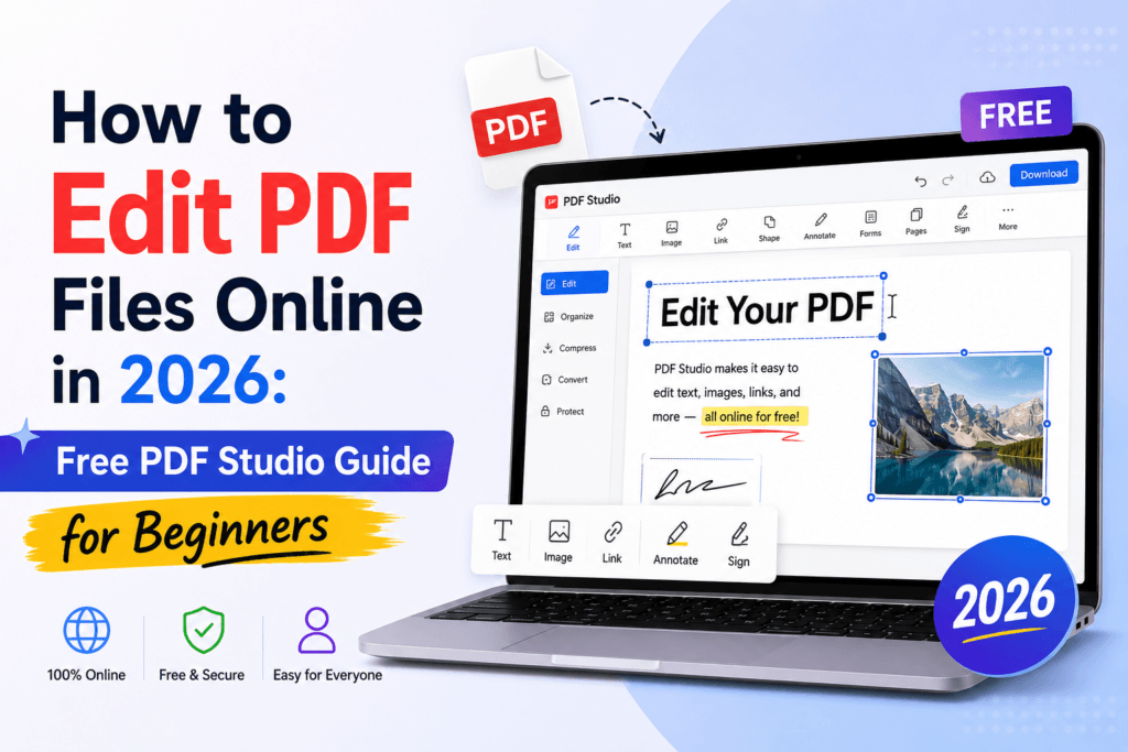 How to Edit PDF Files Online in 2026 (Free Guide)