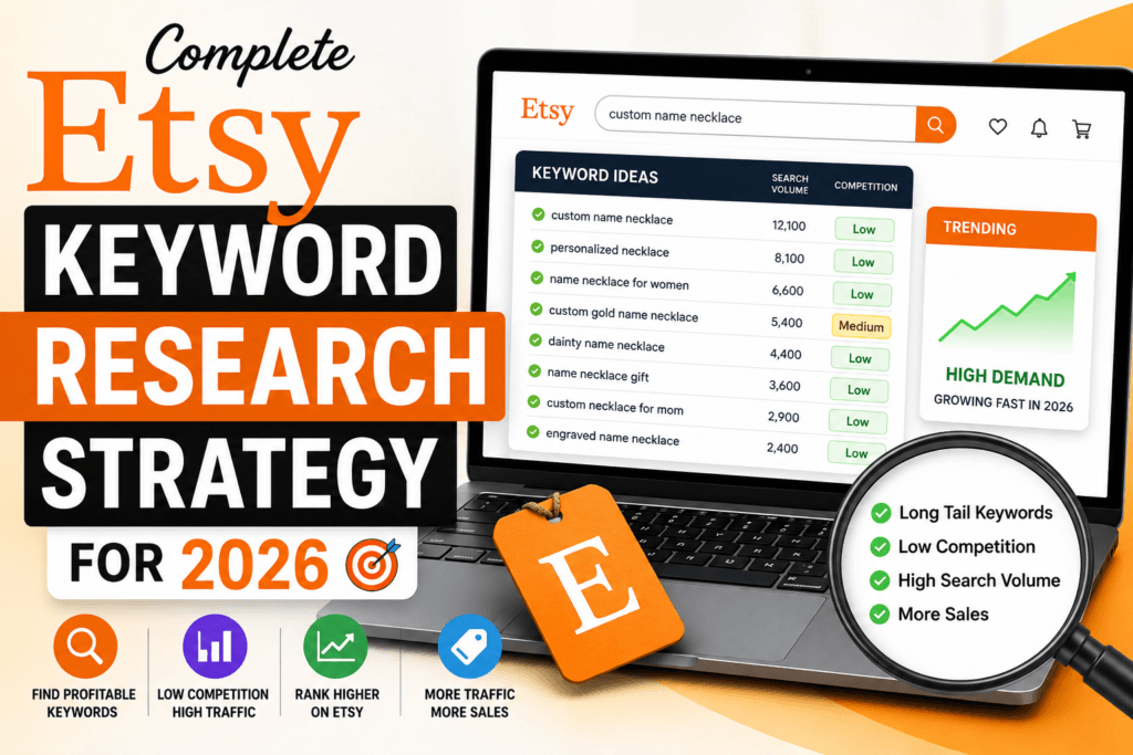 Complete Etsy SEO Guide 2026 | Titles & Tags Tips