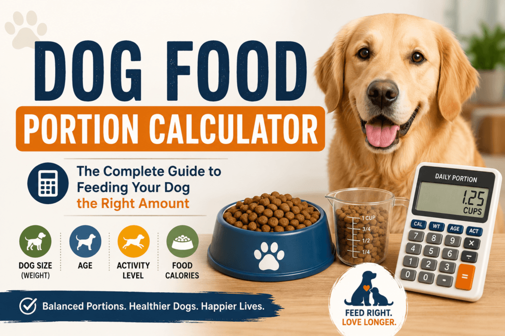 Dog Food Portion Calculator: The Complete Guide to Feeding Your Dog the Right Amount