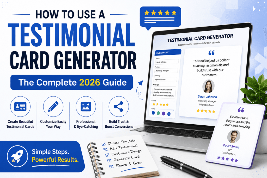 How to Use a Testimonial Card Generator: The Complete 2026 Guide