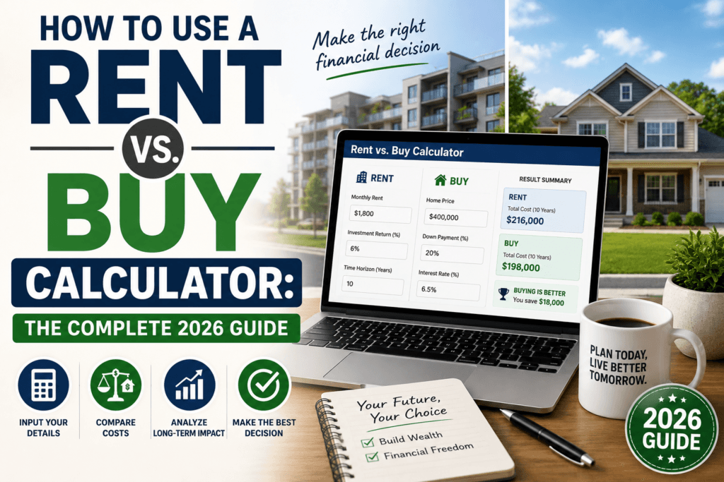 Rent vs Buy Calculator, Renting vs Buying, Buy vs Rent Calculator, Housing Market 2026, Home Buying Guide, Is It Better to Rent or Buy