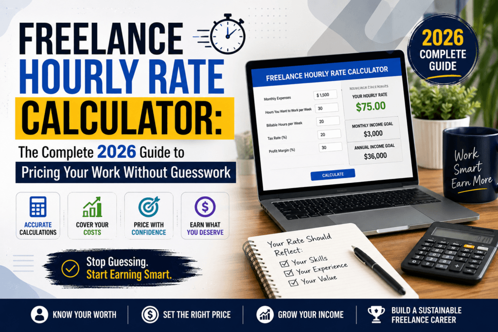 Freelance Hourly Rate Calculator: The Complete 2026 Guide to Pricing Your Work Without Guesswork