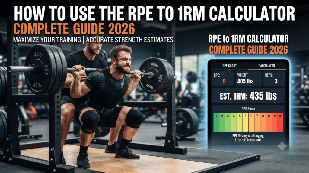 How to Use the RPE to 1RM Calculator Complete Guide