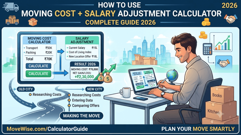 How to Use Moving Cost + Salary Adjustment Calculator