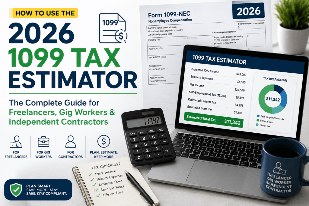 How to Use the 2026 1099 Tax Estimator: The Complete Guide for Freelancers, Gig Workers & Independent Contractors