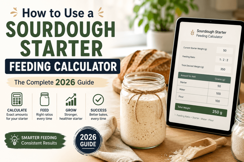 How to Use a Sourdough Starter Feeding Calculator: The Complete 2026 Guide
