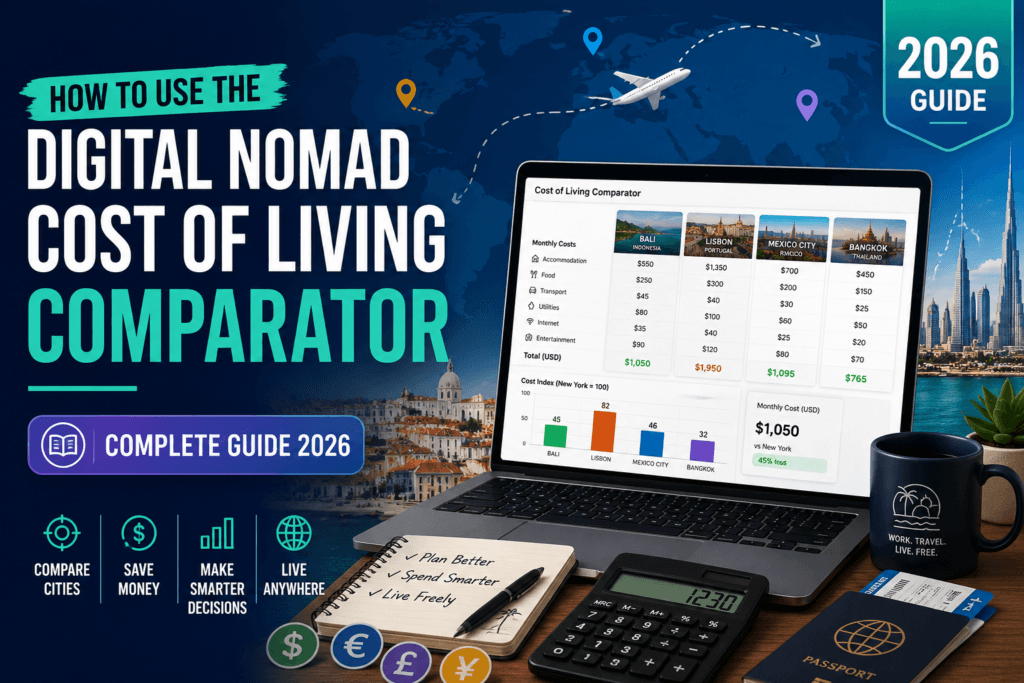 How to Use the Digital Nomad Cost of Living Comparator: Complete Guide 2026