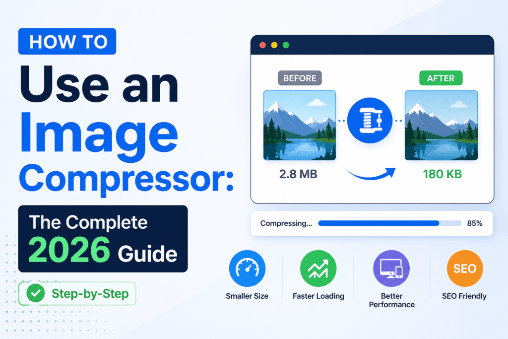 How to Use an Image Compressor: The Complete 2026 Guide (Step-by-Step)