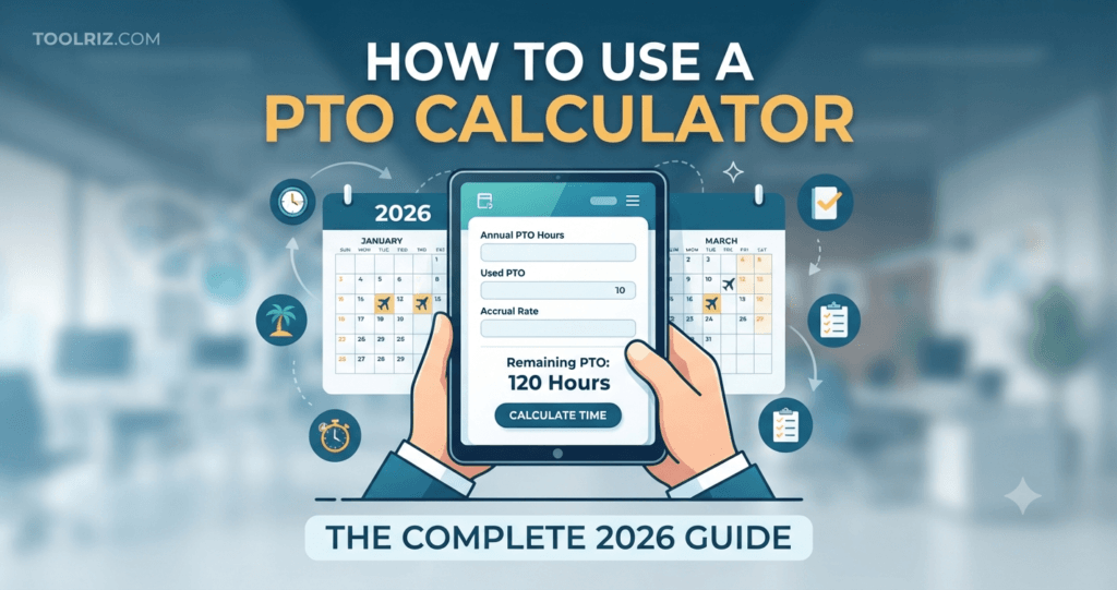 How to Use a PTO Calculator: The Complete 2026 Guide