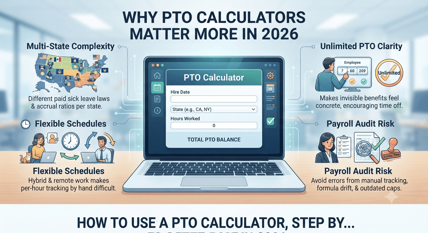 Common mistakes that skew your PTO balance — probationary period, rounding rules, mid-year policy change, use-it-or-lose-it caps