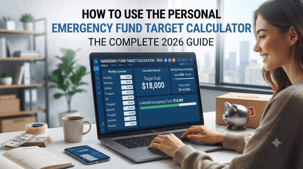 How to Use the Personal Emergency Fund Target Calculator