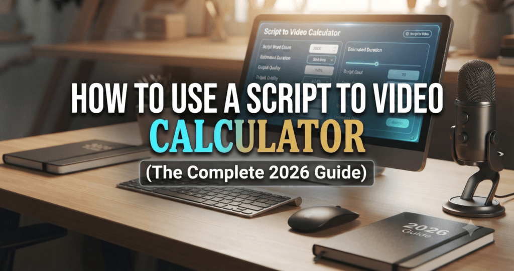 script to video calculator, video length calculator, estimate video runtime, script word count to video length, video length estimator, video script pacing, youtube video length calculator, wpm video script calculator, video length by word count, video script timing