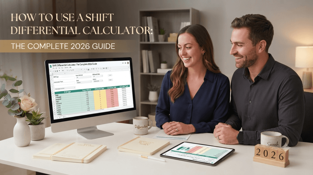 shift differential calculator, shift differential pay, night shift differential, calculate differential pay, hourly wage calculator, payroll calculator, overtime differential pay, shift pay rate, shift differential formula, US payroll guide