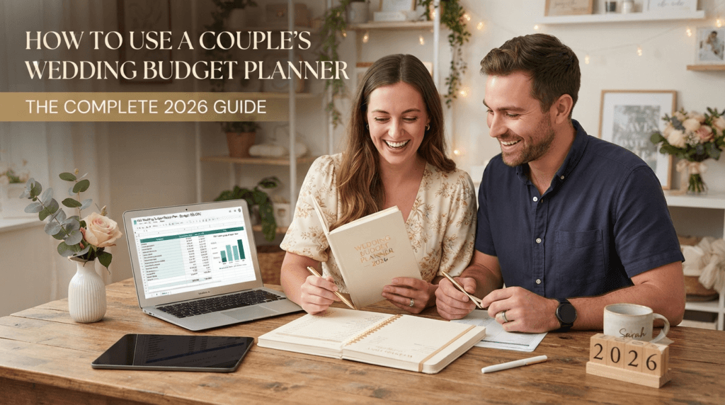 wedding budget planner, couple wedding budget, wedding budget guide, wedding expense tracker, wedding planning 2026, wedding cost calculator, how to budget for a wedding, wedding vendor quotes, stress free wedding planning, US wedding budget